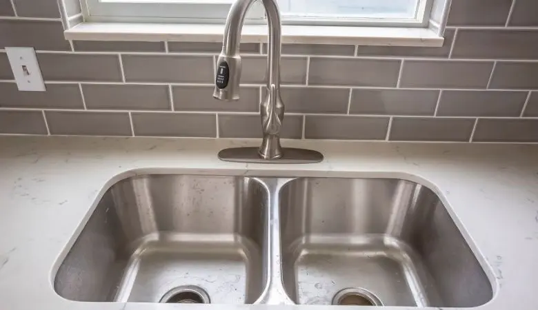 double sink stainless steel